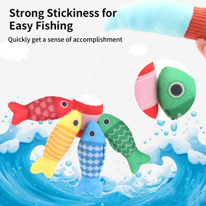 Plush Baby Fishing Toy Set – Montessori Learning Game for Toddlers